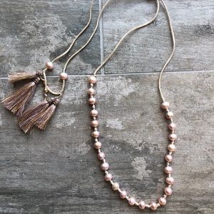 Love heals pearl necklace